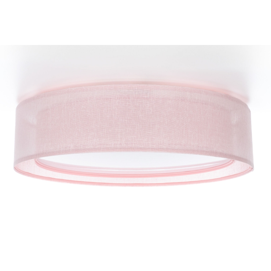 Candeeiro de tecto PURO 2xE27/40W/230V diâmetro 60 cm rosa