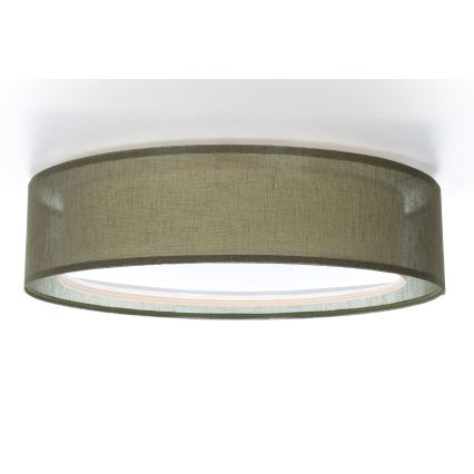 Candeeiro de tecto PURO 2xE27/40W/230V diâmetro 60 cm verde