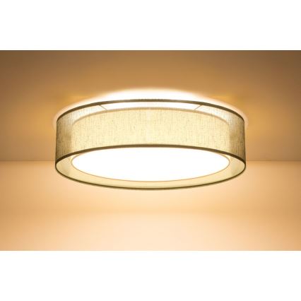 Candeeiro de tecto PURO 2xE27/40W/230V Ø 50 cm verde