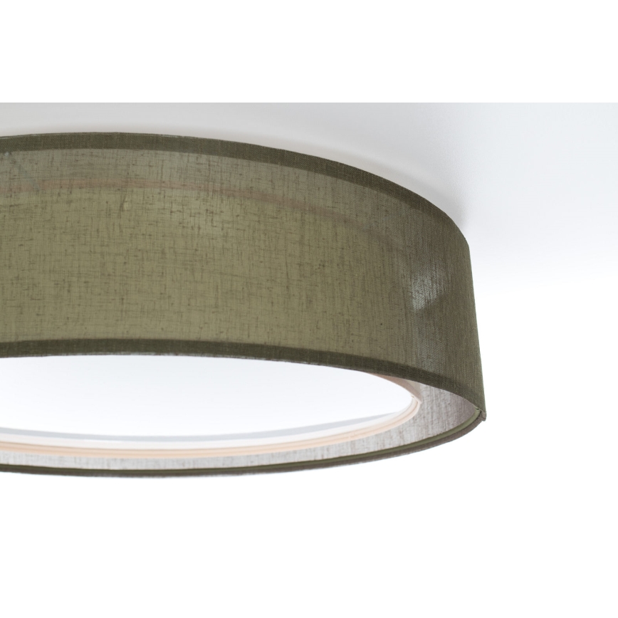 Candeeiro de tecto PURO 2xE27/40W/230V Ø 50 cm verde