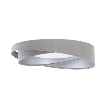 Candeeiro de tecto regulável SMART GALAXY MODERN LED/24W/230V 3000-6500K Ø 55 cm cinzento/prateado + controlo remoto