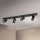 Candeeiro de tecto SEAN, 4x GU10/13W/230V, preto