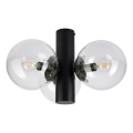 Candeeiro de tecto SFERIO 3xE14/5W/230V preto/transparente