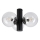 Candeeiro de tecto SFERIO 3xE14/5W/230V preto/transparente