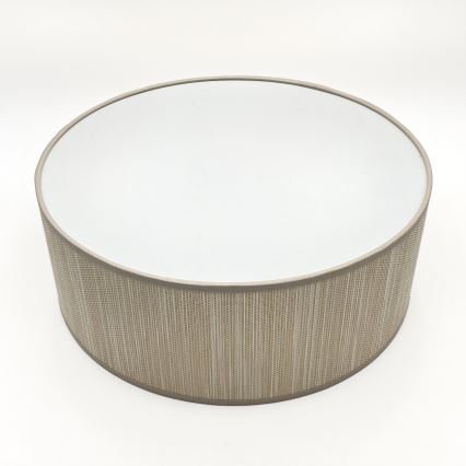 Candeeiro de tecto SIRJA 1xE27/15W/230V Ø 35 cm bege