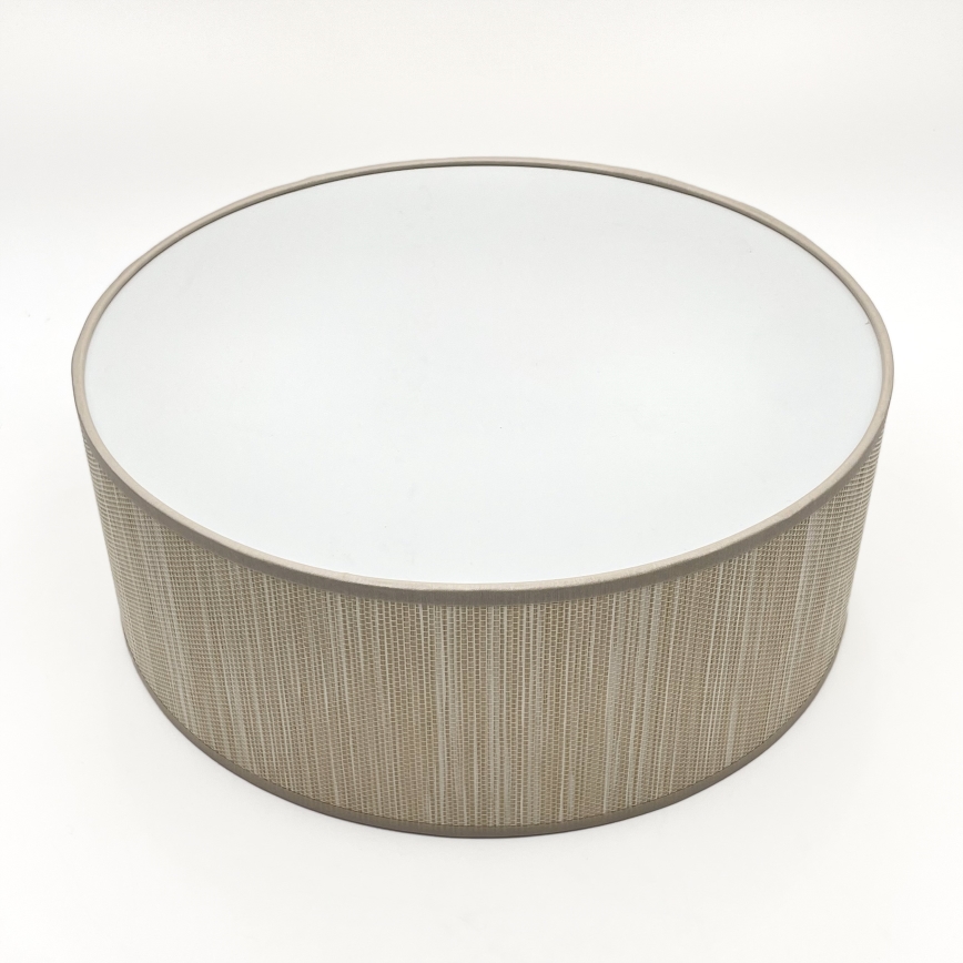 Candeeiro de tecto SIRJA 1xE27/15W/230V Ø 35 cm bege