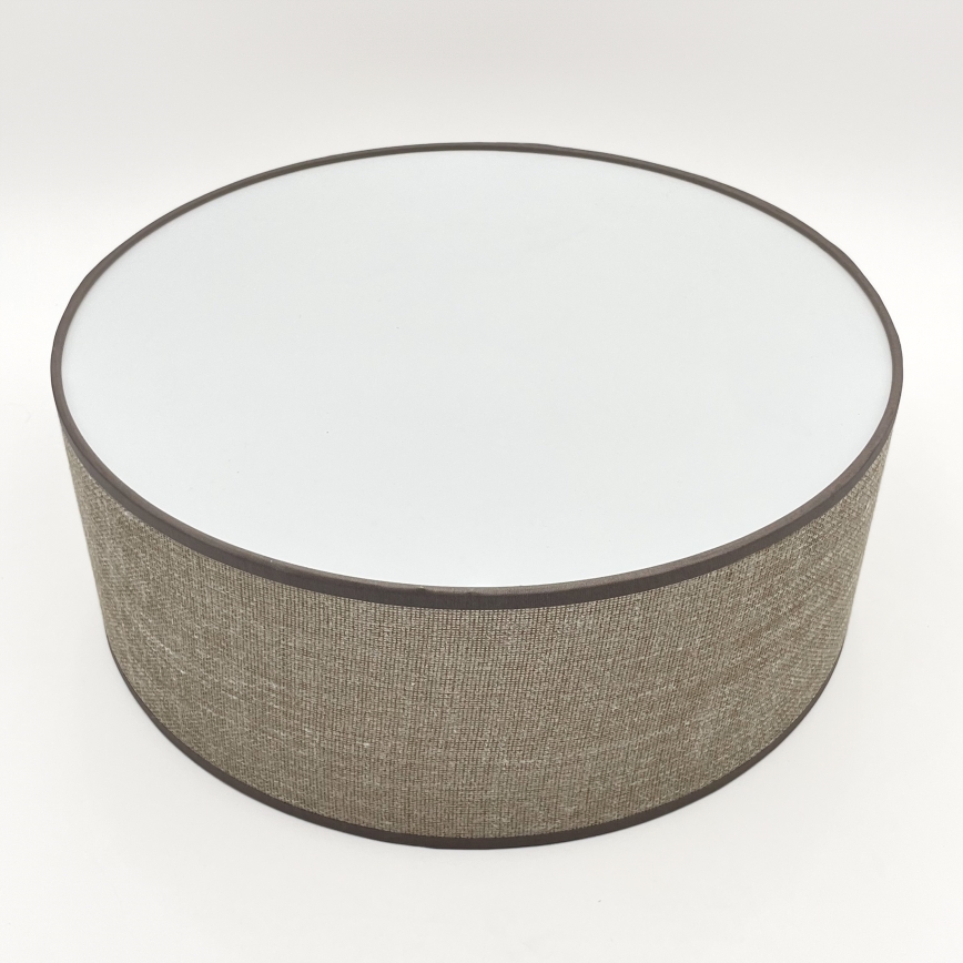 Candeeiro de tecto SIRJA, 1xE27/15W/230V, Ø 35 cm, castanho