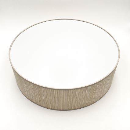 Candeeiro de tecto SIRJA 2xE27/15W/230V Ø 45 cm bege