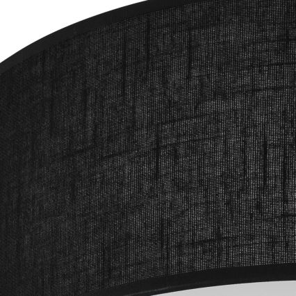 Candeeiro de tecto SIRJA 2xE27/15W/230V Ø 45 cm preto