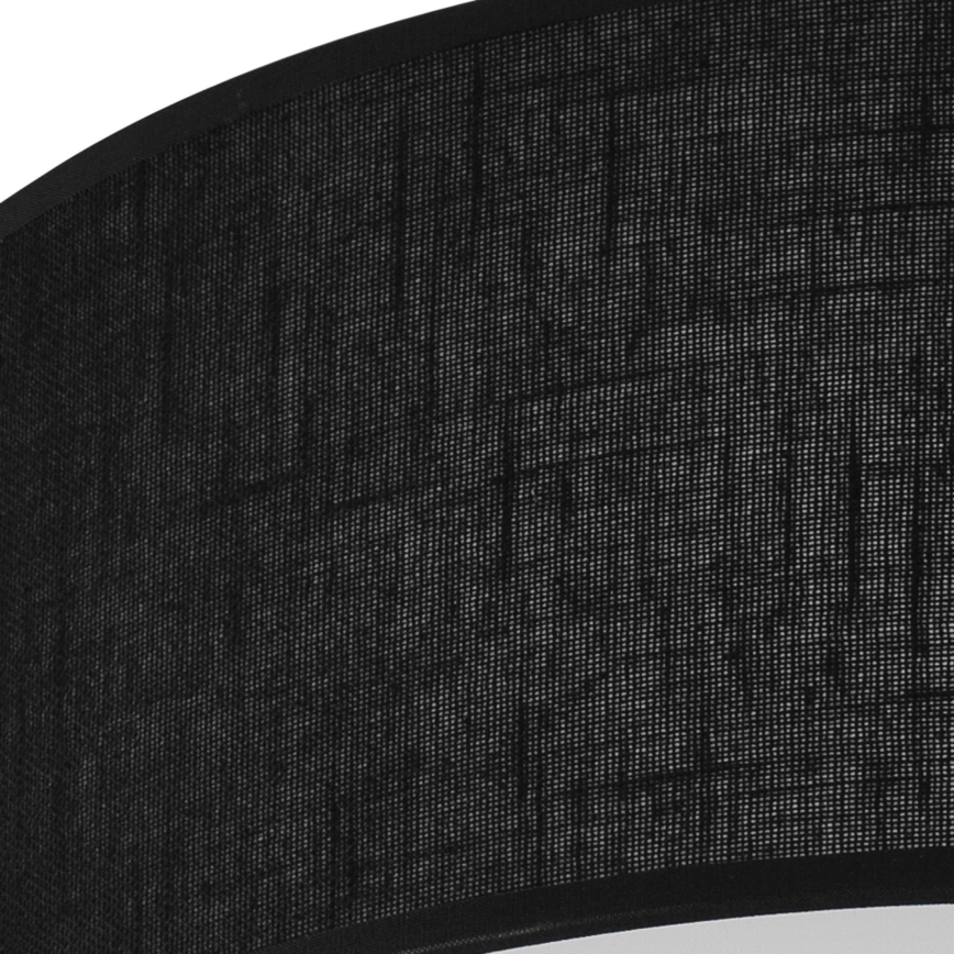 Candeeiro de tecto SIRJA 2xE27/15W/230V Ø 45 cm preto