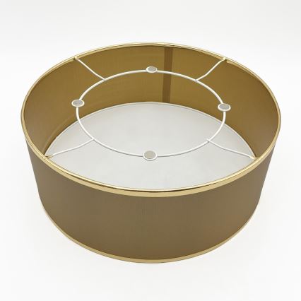 Candeeiro de tecto SIRJA DOUBLE 2xE14/15W/230V Ø 35 cm castanho/dourado