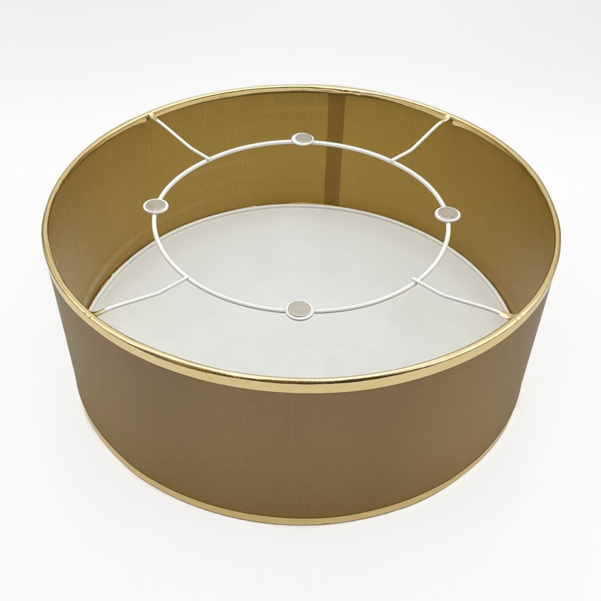 Candeeiro de tecto SIRJA DOUBLE 2xE14/15W/230V Ø 35 cm castanho/dourado