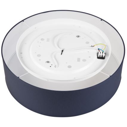 Candeeiro de tecto SIRJA PASTEL 2xE27/15W/230V, diâmetro 45 cm, azul escuro