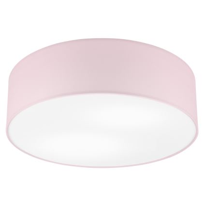Candeeiro de tecto SIRJA PASTEL 2xE27/15W/230V Ø 45 cm rosa