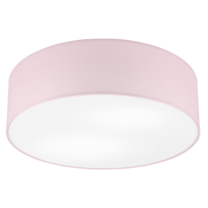Candeeiro de tecto SIRJA PASTEL 2xE27/15W/230V Ø 45 cm rosa