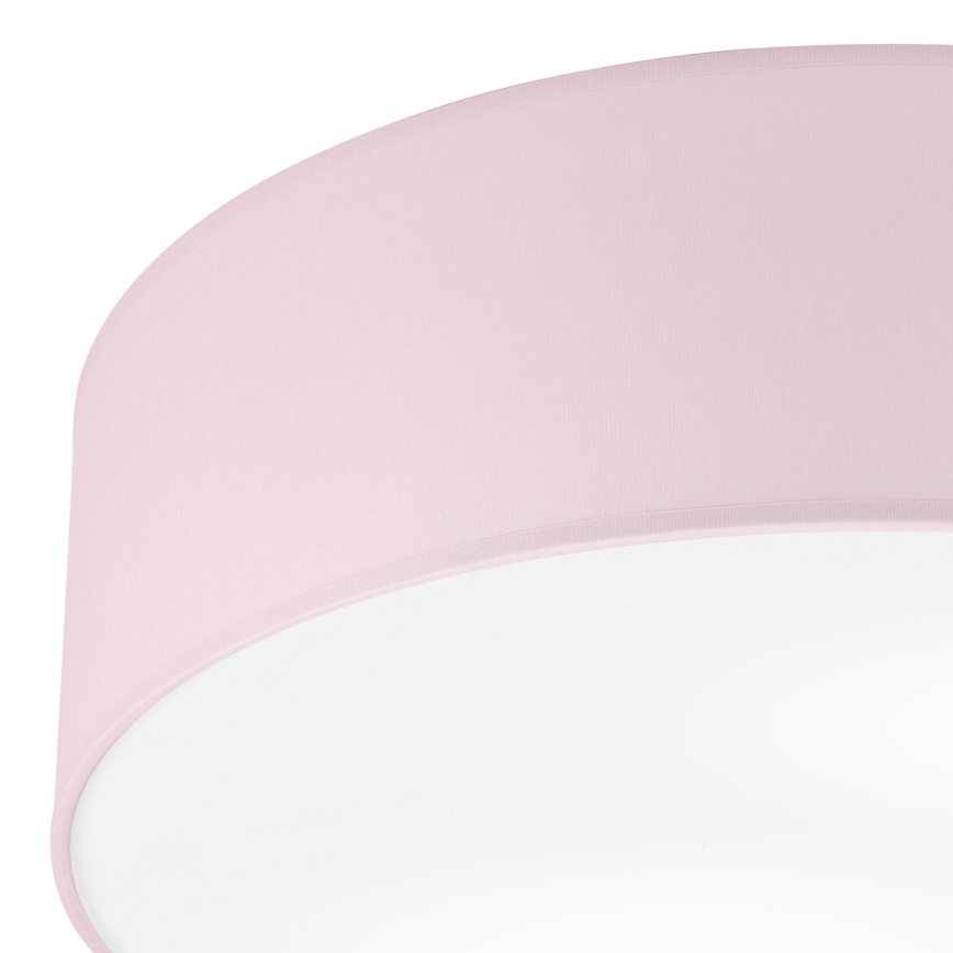 Candeeiro de tecto SIRJA PASTEL 2xE27/15W/230V Ø 45 cm rosa