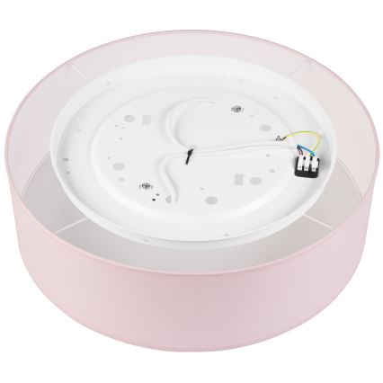 Candeeiro de tecto SIRJA PASTEL 2xE27/15W/230V Ø 45 cm rosa