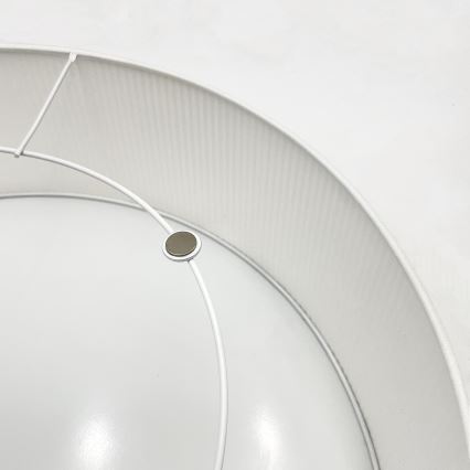 Candeeiro de tecto SIRJA PLISADO 4xE27/15W/230V Ø 45 cm branco
