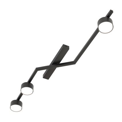 Candeeiro de tecto SKAN 3xGX53/12W/230V preto