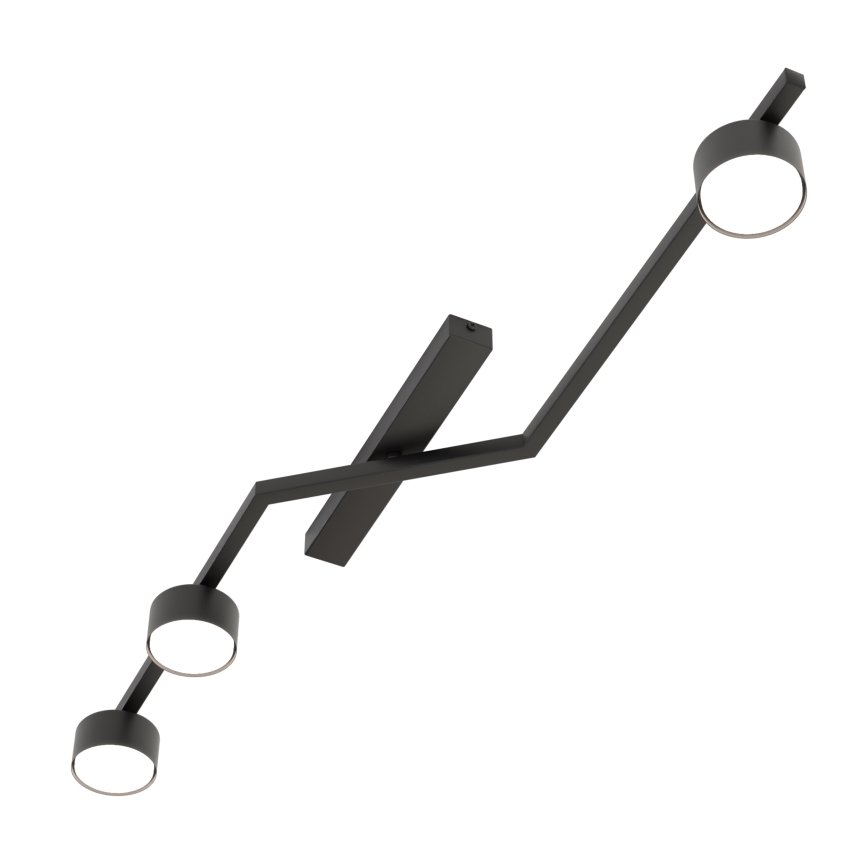 Candeeiro de tecto SKAN 3xGX53/12W/230V preto