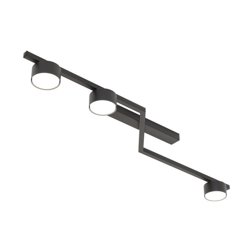 Candeeiro de tecto SKAN 3xGX53/12W/230V preto