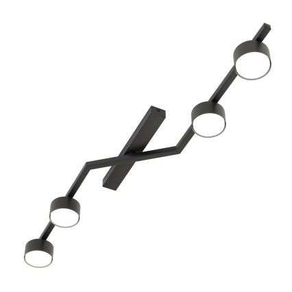 Candeeiro de tecto SKAN 4xGX53/12W/230V preto