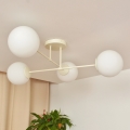 Candeeiro de tecto sobreposto MOON 4xE27/15W/230V creme