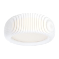 Candeeiro de tecto STRIPES 2xE27/40W/230V diâmetro 55 cm branco/creme