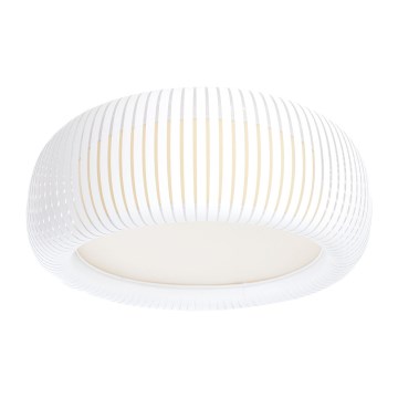 Candeeiro de tecto STRIPES 2xE27/40W/230V diâmetro 55 cm branco/creme