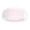 Candeeiro de tecto STRIPES 2xE27/40W/230V Ø 55 cm branco/rosa