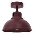 Candeeiro de tecto SVEN 1xE27/15W/230V Ø 21 cm bordô