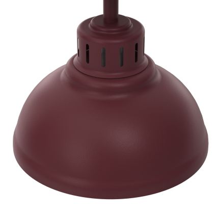 Candeeiro de tecto SVEN 1xE27/15W/230V Ø 21 cm bordô