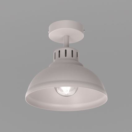 Candeeiro de tecto SVEN 1xE27/15W/230V Ø 21 cm creme