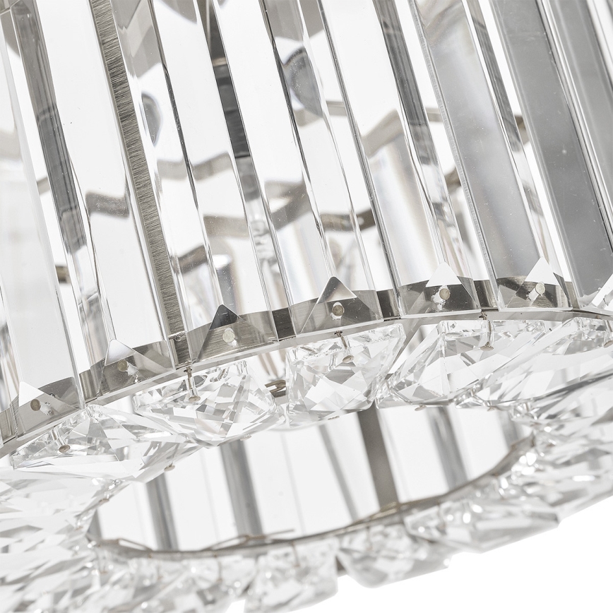 Candeeiro de tecto VETRO 1xE27/15W/230V diâmetro 24,5 cm cromado mate