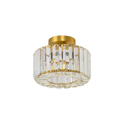 Candeeiro de tecto VETRO 1xE27/15W/230V Ø 24,5 cm dourado