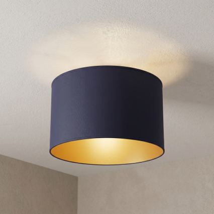 Candeeiro de teto ARDEN 1xE27/15W/230V diâmetro 40 cm azul