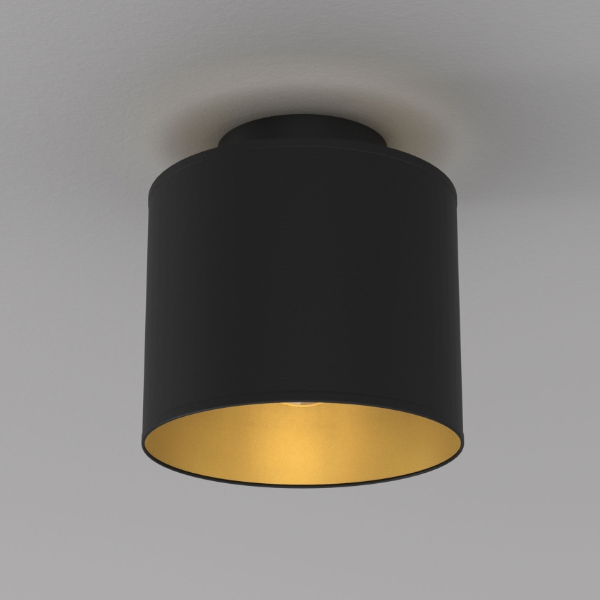 Candeeiro de teto ARDEN 1xE27/15W/230V Ø 18 cm preto