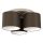 Candeeiro de teto ARDEN 3xE27/15W/230V Ø 30 cm bege/marrom