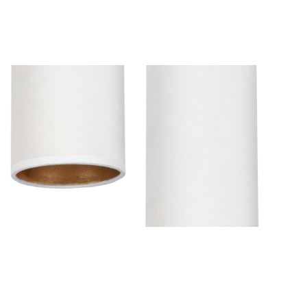 Candeeiro de teto suspenso AVALO 1xE27/60W/230V branco/cobre