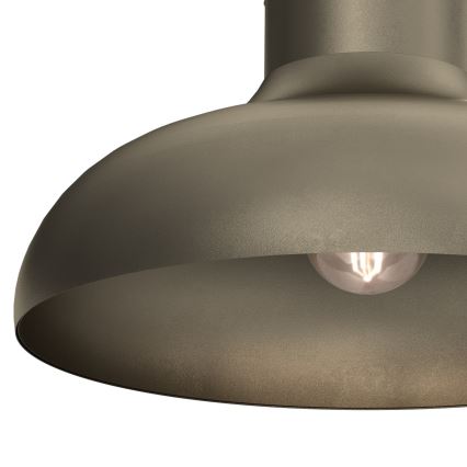 Candeeiro de teto BASCA 1xE27/15W/230V, Ø 40 cm, bronze