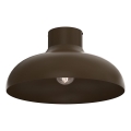 Candeeiro de teto BASCA 1xE27/15W/230V Ø 40 cm castanho