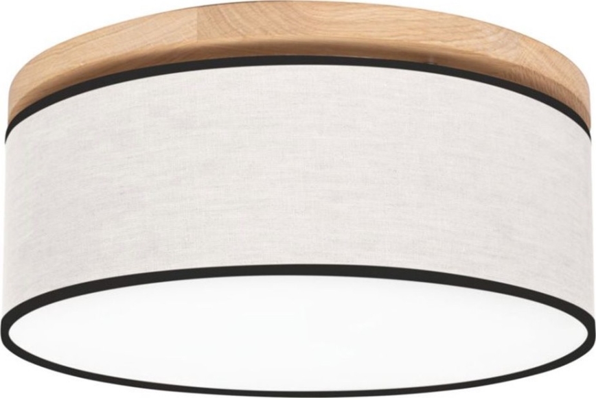 Candeeiro de teto BOHO 2xE27/25W/230V, diâmetro 38 cm, carvalho