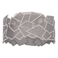 Candeeiro de teto CAMO 3xE27/15W/230V diâmetro 49,5 cm bege