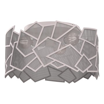 Candeeiro de teto CAMO 3xE27/15W/230V diâmetro 49,5 cm bege