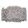 Candeeiro de teto CAMO 3xE27/15W/230V diâmetro 49,5 cm bege