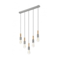 Candeeiro de teto com cabo SIMON 5xE27/60W/230V
