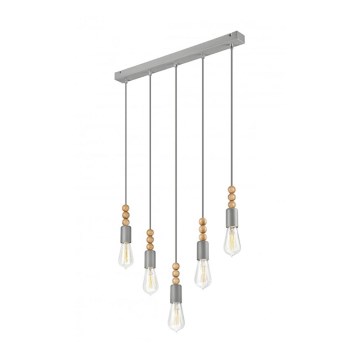 Candeeiro de teto com cabo SIMON 5xE27/60W/230V