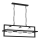 Candeeiro de teto com corrente DIEGO 3xE14/40W/230V preto
