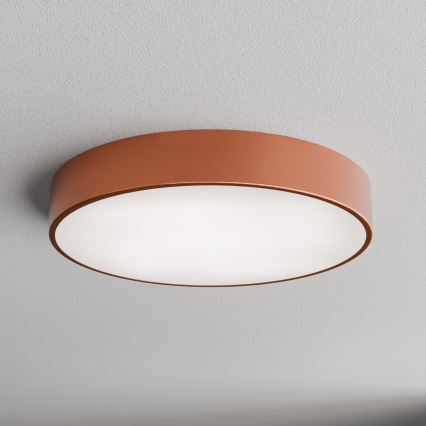 Luminária de teto com sensor de movimento e de crepúsculo CLEO 4xE27/24W/230V, Ø 50 cm, acabamento em cobre