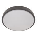 Candeeiro de teto com sensor WILTON 2xE27/60W/230V diâmetro 33 cm antracite